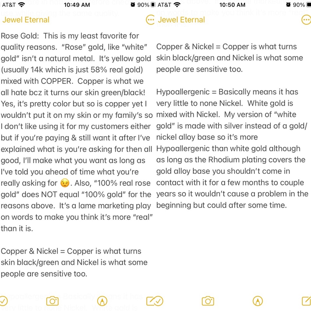 Diamond, Moissanite & Gold Ring Info - Picture 10 of 17